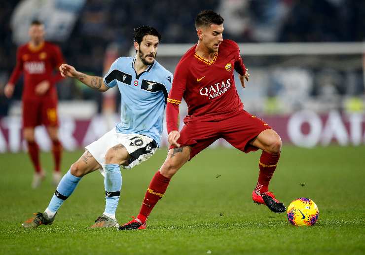 Sfida a centrocampo tra Roma e Lazio